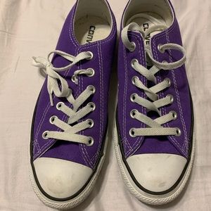 Purple Converse.